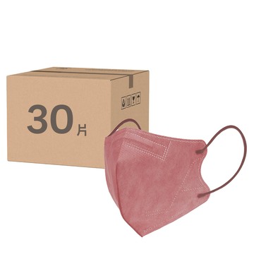 CHENYU 辰昱 3D透氣醫療口罩 10.3 x 14.5cm  野莓紅  30個  1盒