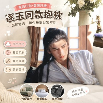 【熱賣爆款🏆】逐玉抱枕周邊 張凌赫周邊 張凌赫沙發抱枕靠枕 雙面抱枕逐玉謝徵田曦薇同款汽車抱枕被 宿舍靠墊臥室枕頭