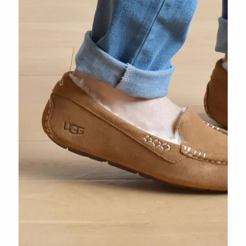 アグ モカシン レディース アンスレー UGG 1106878 ブラック 黒