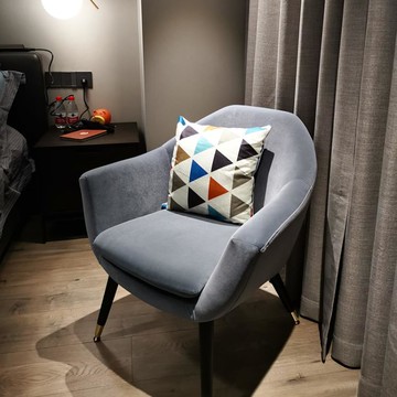 客廳臥室北歐布藝單人沙發椅子休閒靠背椅懶人沙發簡約現代小戶型 雙11全館免運