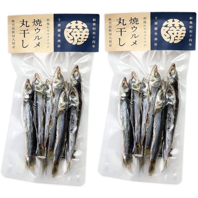 下園薩男商店 朝獲れウルメイワシ 焼ウルメ丸干し 20g×2袋