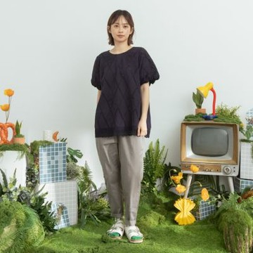 【MOSS CLUB】後袋蓋鈕釦大貼袋合身褲 黑 綠 灰