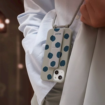 iPhone 17/16/15/14/13/SE3 雲朵蘇打 二合一防摔背繩手機殼