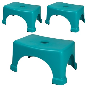 生活King NS小Q塑膠椅/椅凳-綠色 台灣製造  多色 隨機出貨  1組