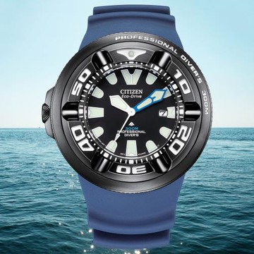 CITIZEN星辰 PROMASTER系列 限量 300米潛水光動能腕錶 BJ8055-04E