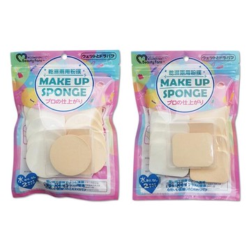 Beauty Fans 乾濕兩用粉撲(14入) 圓形／方形『Marc Jacobs旗艦店』D373430