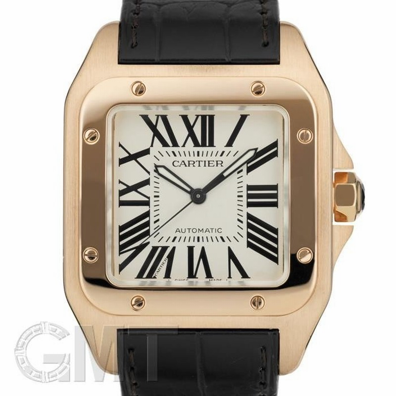 カルティエ サントス100 Lm ピンクゴールド W095y1 Cartier 中古 メンズ 腕時計 送料無料 年中無休 通販 Lineポイント最大0 5 Get Lineショッピング