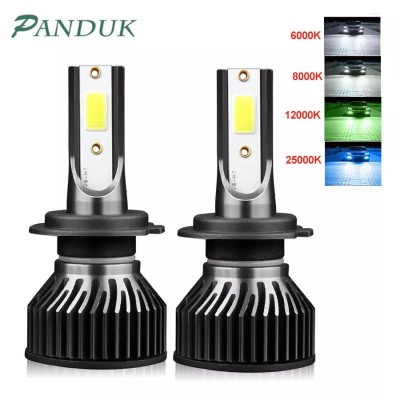 Panduk H4 H7 LED 12000LM車ヘッドライト電球H1 H3 H8 H9 H11 H27 880 9005 HB3 9006 HB4