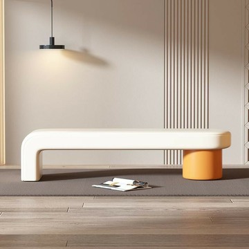 免運 可開票椅子 凳子 換鞋凳 床尾凳 長條沙發 久坐不累走廊換鞋凳門口可坐可躺衣帽間長條沙發直排鏤空設計高級 速度出貨DD1111