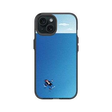 iPhone 15 Clear 酷墨灰 - Ocean Collection: Let's Sea 海洋系列：一路向海 - 浪它去吧
