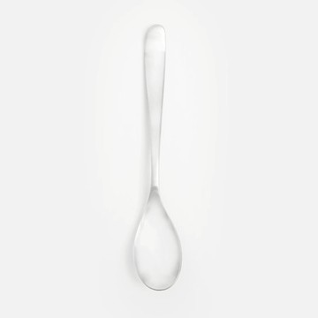 查莉不鏽鋼餐匙20cm 流線霧銀
