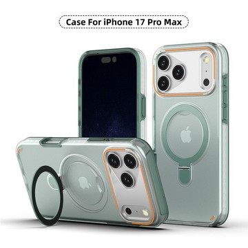炫彩二合一 iPhone17pro Max iPhone 16 15 14 13 12 11 pro 半透明硬殼 防摔殼