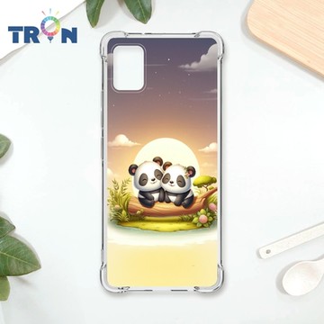TRON 三星 A51 可愛萌熊貓 四角防摔 軟殼 手機殼