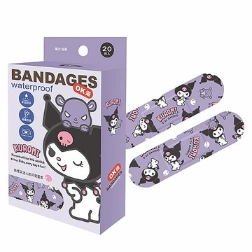 [正光藥局]康膚寶-酷洛米與巴庫醫療防水OK繃20入