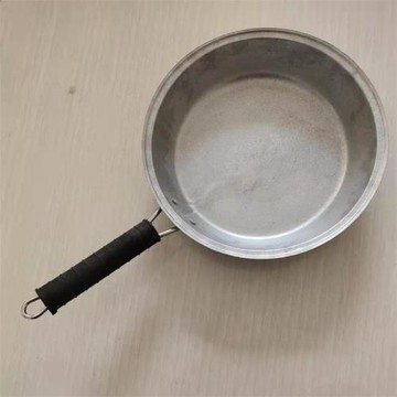 純鋁鍋平底鍋燃氣煤氣家用老式加厚單手柄煎包鍋不粘鍋呂平底鍋