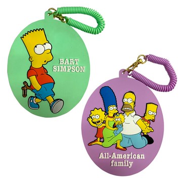 【日本正版】辛普森家庭 彈力 票卡夾 票夾 證件套 悠遊卡夾 造型票卡夾 The Simpsons sun-star