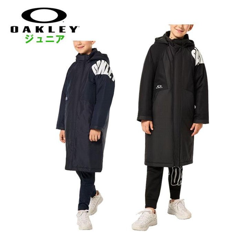 オークリー OAKLEY ロングコート ジュニア ベンチコート キッズ 子供服 運動 スポーツ トレーニング ウェア サッカー あったか 防寒  FOA405765 | LINEブランドカタログ