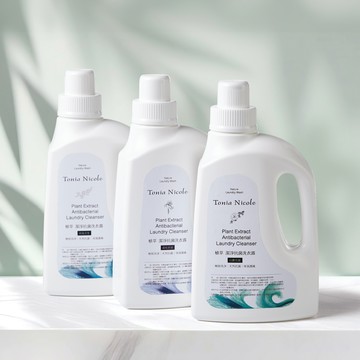 東妮寢飾 植萃潔淨抗菌洗衣露 950ml (雨後洋葵／白麝花園)