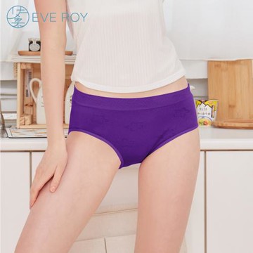 【伊柔EVEROY】無縫中腰超彈力內褲 F 均碼 G202-93 紫色