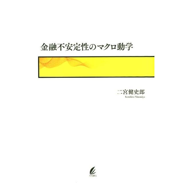 金融不安定性のマクロ動学 二宮健史郎