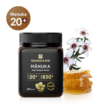 【Jollyard 潔麗雅】沃森 瑪努卡蜂蜜20+ 250g (UMF 20+ ; MGO 830+)