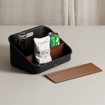 《Umbra》Bellwood 3格收納架-墨黑-- 整理籃 置物籃 收納籃