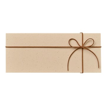 Munid Grace 可可紙質禮物盒 中號  1個  米色 + 咖啡色