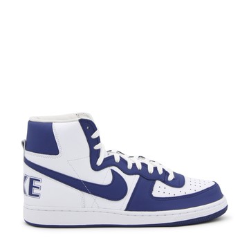 Comme Des Garcons Homme Plus X Nike - White And Blue Leather Sneakers