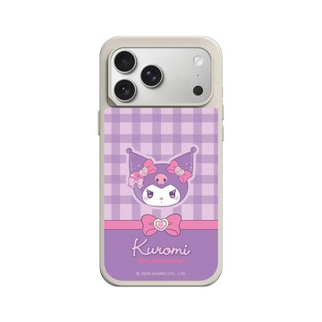 iPhone 17 Pro Max SolidX 貝殼灰 - 三麗鷗-酷洛米20週年 - 俏皮魔法-英倫格紋