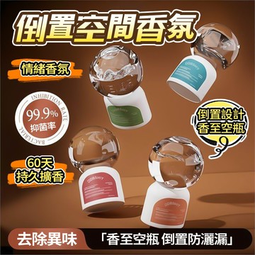 隔日達 倒置香氛 350ml 空氣清新劑 薰香瓶 車用擴香精油 持久芳香劑 廁所除臭 居家香薰機 水晶球擴香瓶 花香果香