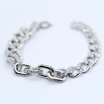 SWAROVSKI Dextera 手鏈 鍍白金色 5622225