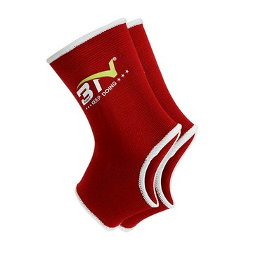 S-SportPlus+ 拳擊護踝 BN 運動防護 彈性透氣 舒適支撐  M  紅  1個  6.5cm