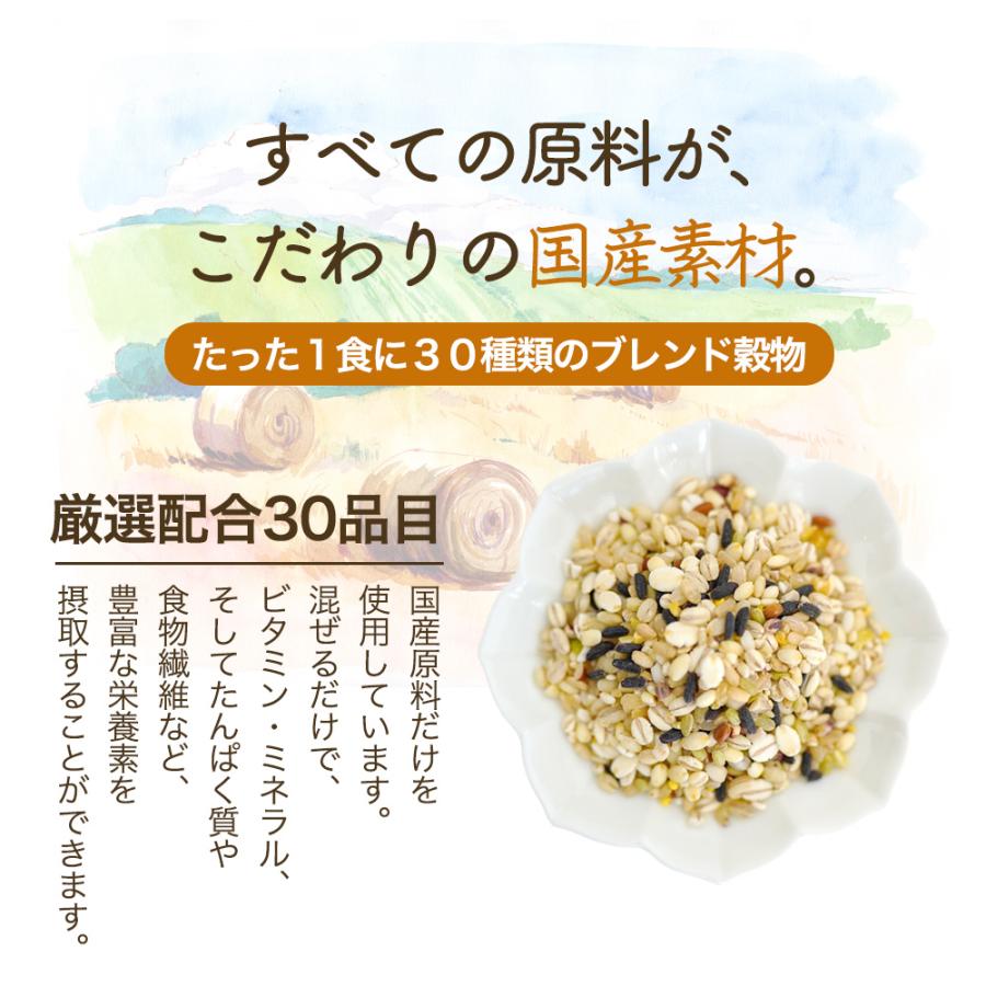 国産 30穀米 460g 雑穀米 穀物 30種類 ブレンド 雑穀 国産原料 ビタミン ミネラル 食物繊維 タンパク質 ご飯 ごはん 大容量 簡単 料理 Y