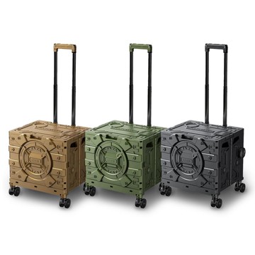 【ADAMOUTDOOR】旅行摺疊購物車｜露營推車・便攜拉車・戶外收納拖車・折疊設計大容量