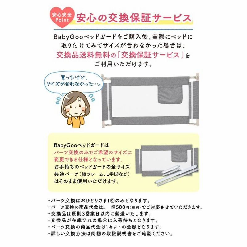 リニューアル版 小児科医監修 ベッドガード ベッドフェンス