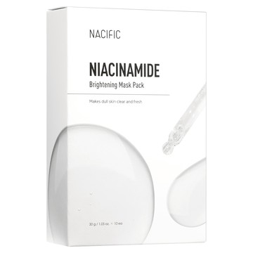 NACIFIC 菸鹼醯胺亮白面膜  10片  1盒