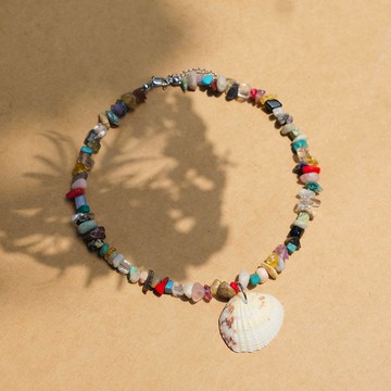 項鍊 她在海邊賣貝殼 • 波西米亞風格 海灘手工飾品