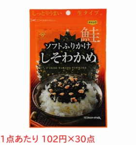 ★まとめ買い★　魚の屋　ソフトふりかけしそわかめ鮭入り　35G　×30個