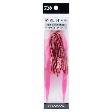 DAIWA 大和 仕掛 KOHGA SPARE U ALPHA SS M PINK R  S  2個  1組