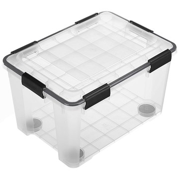 Fine防潮整理箱35L(附輪) 4入 KT-35