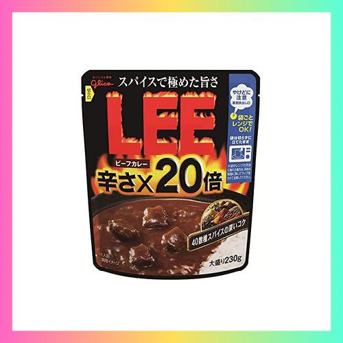 江崎グリコ ビーフカレーLEE大盛り辛さ×20倍 230g×5個