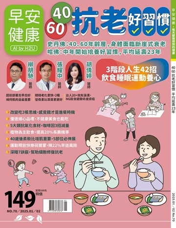 ????熱銷推薦????早安健康 2025.01月《40‧60 抗老好習慣》