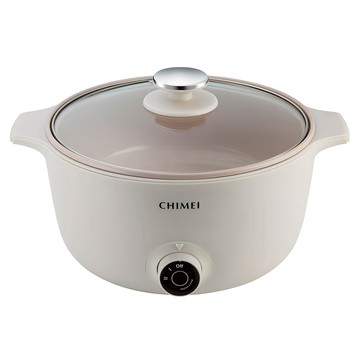 奇美家電 日式陶瓷 多功能料理鍋 3L 雙檔火力調節 透明玻璃鍋蓋  EP-04MC20