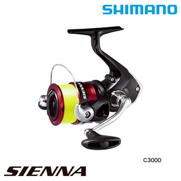 SHIMANO SIENNA  附尼龍線 入門紡車捲線器  E052