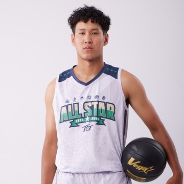 【TGF®】AirJersey™ 極彈輕量單面球衣 - 2025 KUBA ALL★STAR 閃耀灰