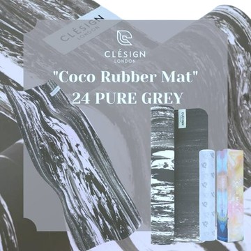 [CLESIGN可塞] 超强止滑穏定-有機椰殼橡膠瑜伽運動墊 - 黑砂海灘