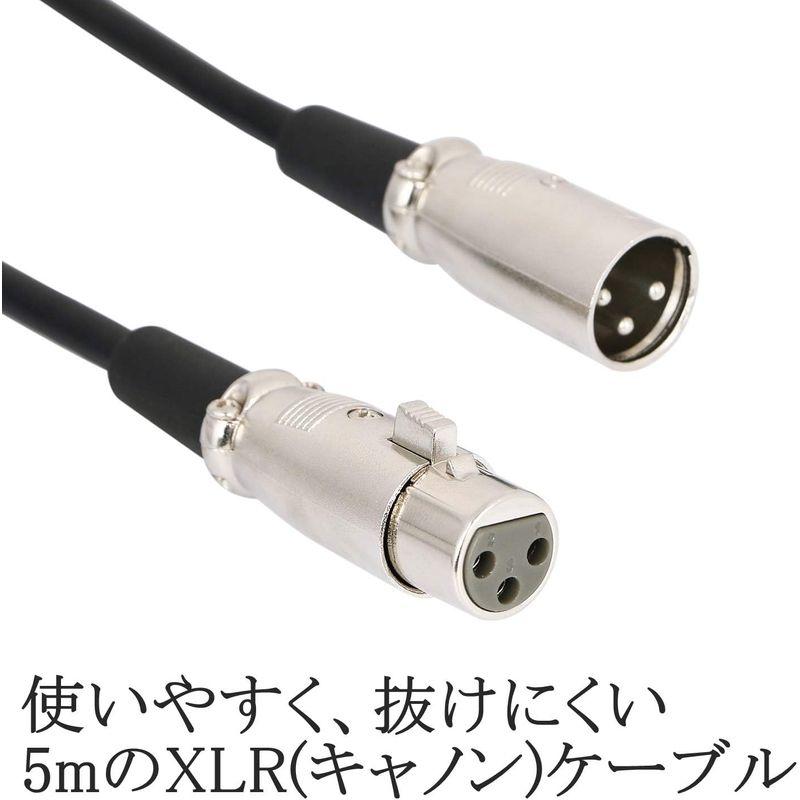 333 Productsダイナミックマイク ガイコツ型 シルバー 収納袋 5mキャノン(XLR)ケーブル付き