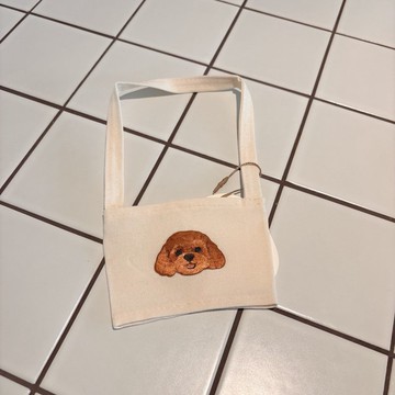 刺繡杯套-貴賓狗