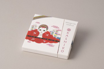 日本進口KASHIKO金澤九谷燒萬用卡組6入–太陽與虹 / 川島優子繪