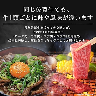 ふるさと納税 肉 嬉野市 佐賀牛A5焼肉用(ロース肉・モモ肉・ウデ肉・バラ肉)400g